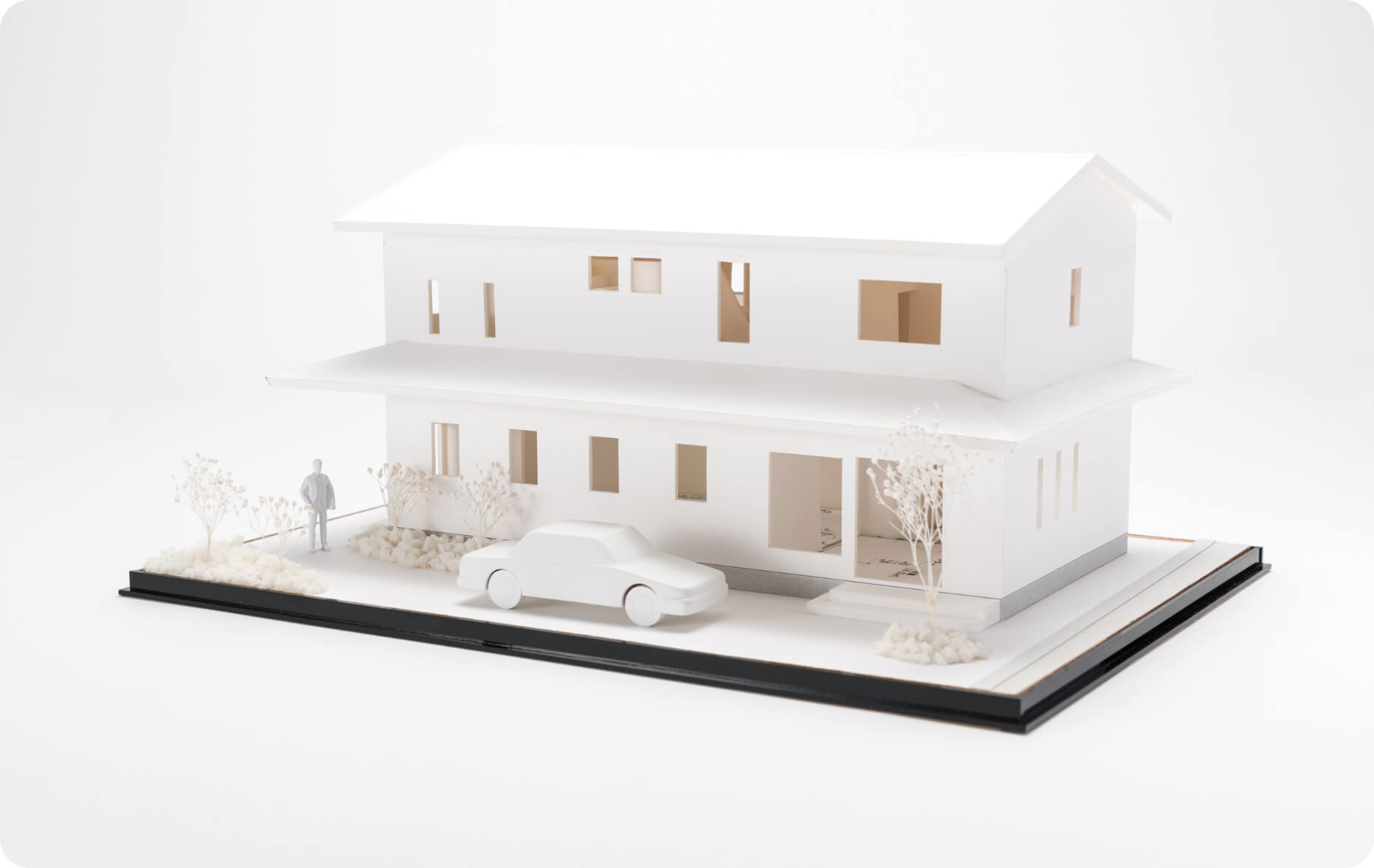 住宅模型 白（スタディ模型）➂